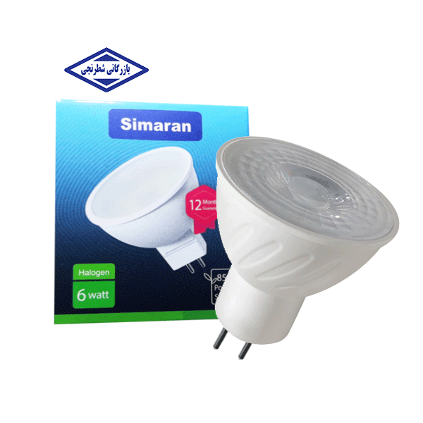 لامپ LED سوزنی هالوژنی 6 وات شفاف سیماران