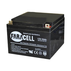 باتری 12 ولت 28 آمپر فاراسل Faracell