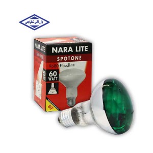 لامپ رشته ای سبز 60 وات R80 پشت جیوه E27