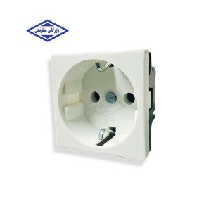 پریز برق ارت دار سفید لگراند