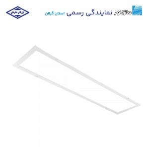 چراغ توکار 30*120 با صفحه ساتن مدل اپتیلد مازی نور