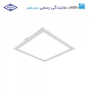 چراغ توکار 30*30 با صفحه ساتن مدل اپتیلد مازی نور