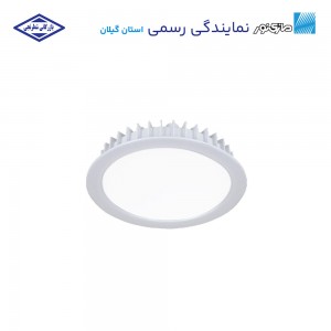 چراغ توکار گرد قطر 12 مدل آریانا مازی نور