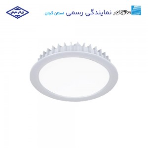 چراغ توکار گرد قطر 15 مدل آریانا مازی نور