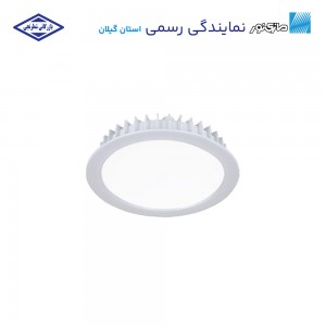چراغ توکار گرد قطر 8 مدل آریانا مازینور