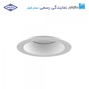 چراغ‌ توکار دیانا کامفورت دهانه 10 با دیفیوزر مازی نور