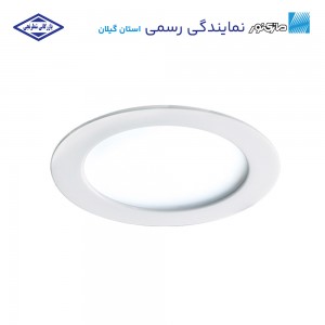 چراغ‌ توکار دهانه 12 دیانا با دیفیوزر مازی نور