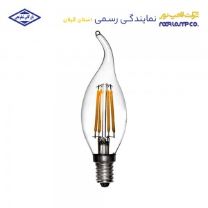 لامپ ال ای دی فیلامنتی اشکی 4.5 وات لامپ‌نور