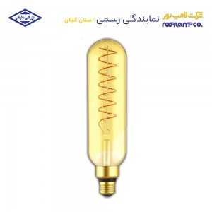 لامپ حبابی فیلامنتی 5 وات T65 لامپ نور