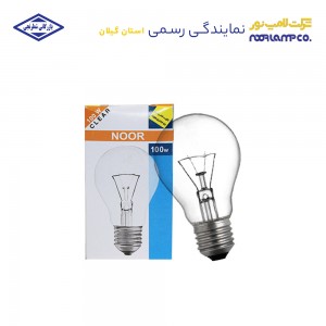 لامپ رشته ای ساده 100 وات لامپ نور