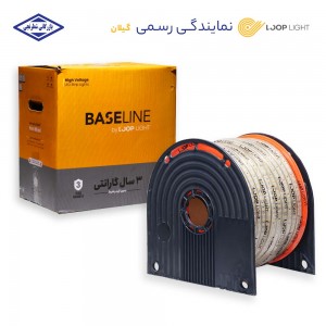 ریسه ال ای دی سفید 220 ولت 2835 تراکم 180 لوپ لایت