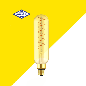 لامپ حبابی فوق کم مصرف رشته ای مدل T65 لامپ نور