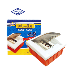 جعبه فیوز 4 تایی توکار با ریل فلزی SA سارو