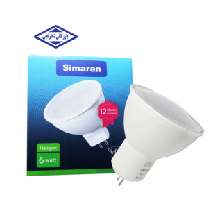لامپ LED سوزنی هالوژنی 6 وات مات سیماران