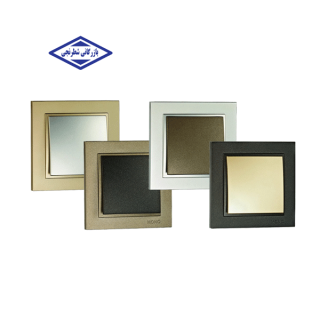 کلید و پریز مدل دسپینا متالیک مونو الکتریک