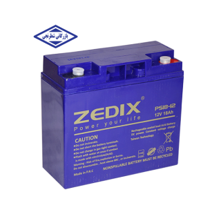 باتری ۱۲ ولت 18 آمپر یو پی اس زدیکس