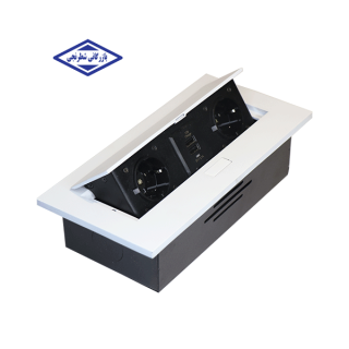 باکس رومیزی دو پریز ارت دو USB