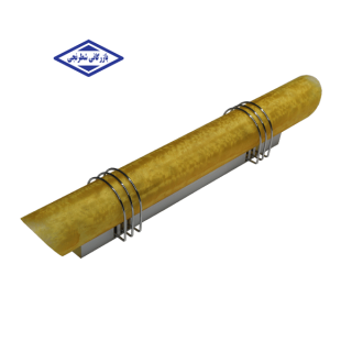 چراغ بالا آینه شیشه زرد