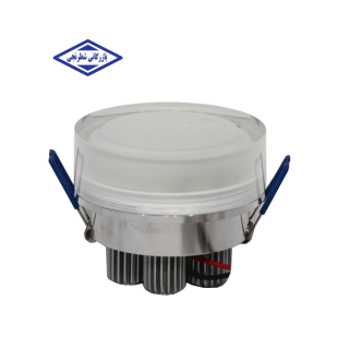 چراغ سقفی توکار گرد 7 وات ضد رطوبت EDC