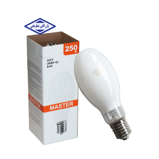 لامپ بخار جیوه غیرمستقیم گازی حبابی 250 وات E40 مستر