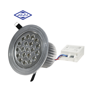 چراغ سقفی توکار گرد 20 وات EDC