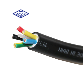 کابل افشان 6*5 سیمکو با رشته سبز و زرد