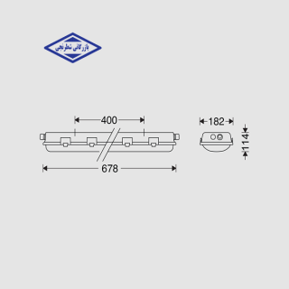 چراغ ضد انفجار LED Zone 2/22 مازی نور