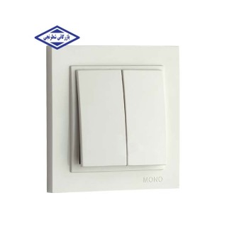 کلید و پریز مونو دسپینا سفید و کرم