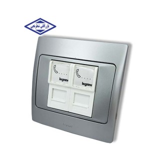 پریز تلفن دو ماژول RJ11 مدل مالیا لگراند