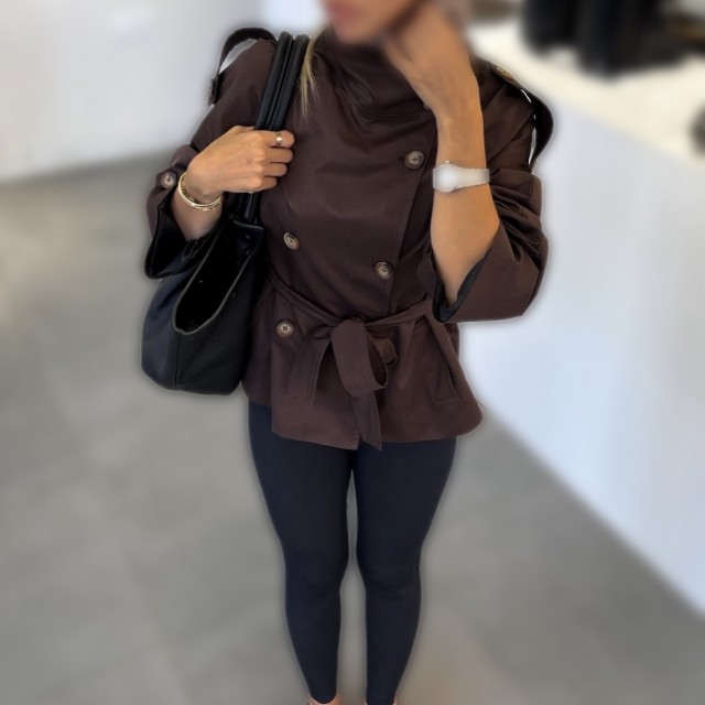 ترنچ کت برشکا آستردار