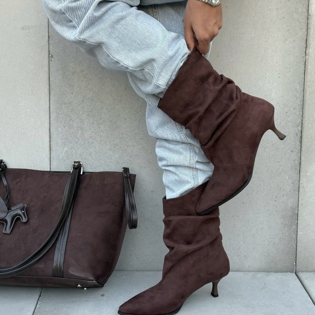 نیم بوت چروکی جیر