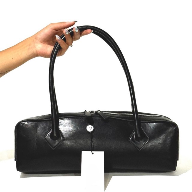 کیف مشکی چرم