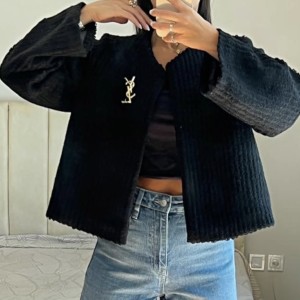 پالتو مشکی ysl