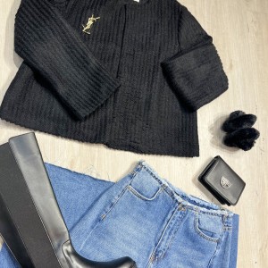 پالتو مشکی ysl