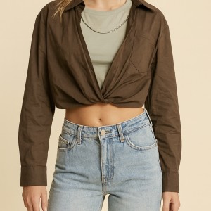 شومیز زیر و رو زنجیردار