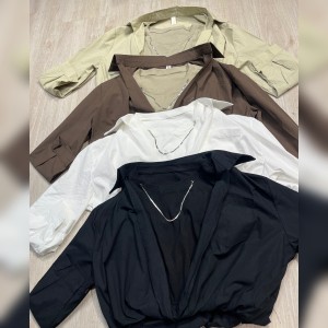 شومیز زیر و رو زنجیردار