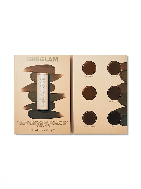کرم پودر استیکی با پوشش بالا Skin Magnet - رنگ Deep شیگلم SHEGLAM