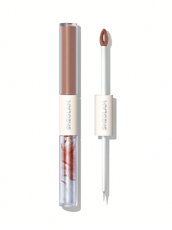 سایه چشم مایع دو سر Silk & Sparkle - رنگ Taupe شیگلم SHEGLAM