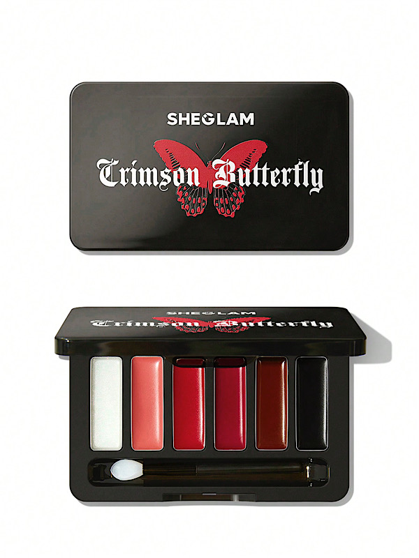 پالت برق لب Phantom's Kiss کالکشن Crimson Butterfly شیگلم SHEGLAM