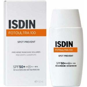 ضد آفتاب ایزدین Isdin ضد لک مدل اسپات پریونت Spot Prevent بی رنگ حجم 50 میل -ISDIN