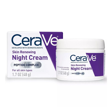 کرم ضد چروک مخصوص شب سراوی CeraVe Skin Renewing Night Cream Face Moisturizer