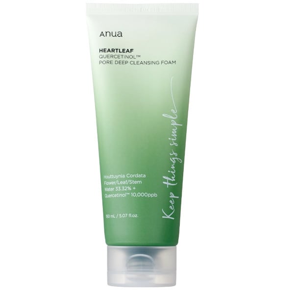 فوم آنوا مدل Anua Heartleaf Quercetinol Pore Deep Cleansing Foam