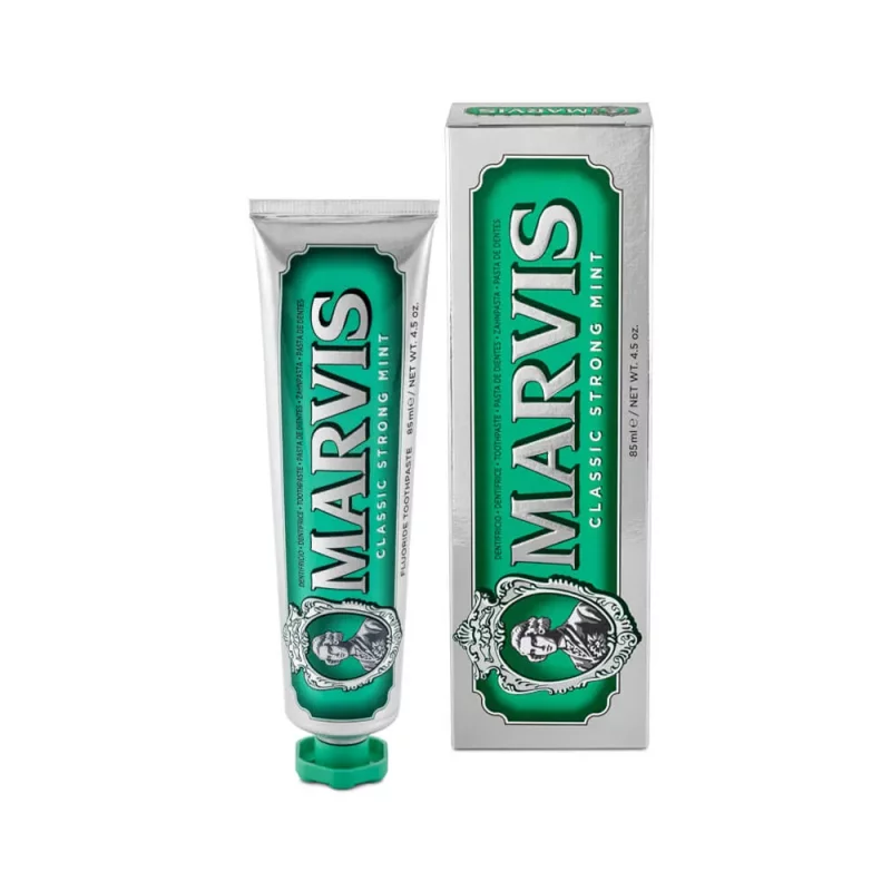 خمیردندان مارویس – نعناع قوی – سفید کننده روزانه و ضد بو Marvis Classic Strong Mint Toothpaste