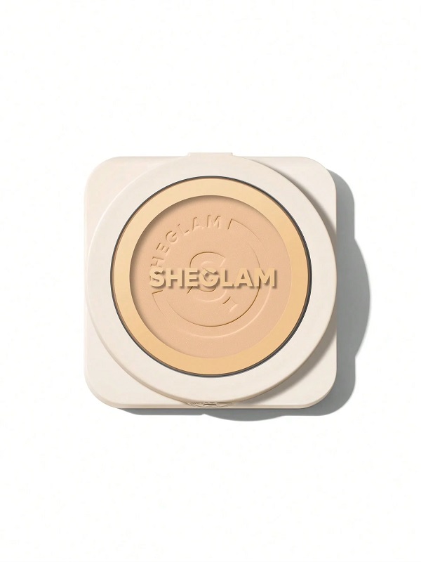 پنکک کرم پودری (پودر  پایه)  SKIN-FOCUS فول کاور - رنگ PORCELAIN شیگلم SHEGLAM