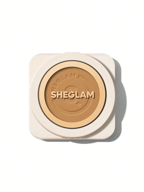 پنکک کرم پودری (پودر  پایه)  SKIN-FOCUS فول کاور - رنگ GOLDEN شیگلم SHEGLAM