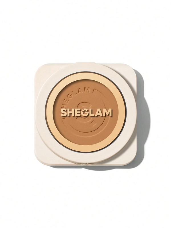پنکک کرم پودری (پودر  پایه)  SKIN-FOCUS فول کاور - رنگ ALMOND شیگلم SHEGLAM