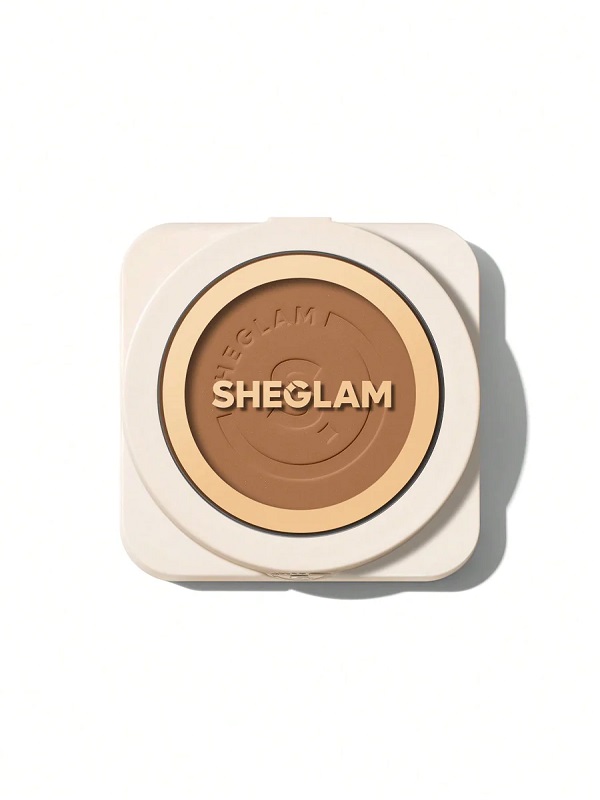 پنکک کرم پودری (پودر  پایه)  SKIN-FOCUS فول کاور - رنگ CHESTNUT شیگلم SHEGLAM