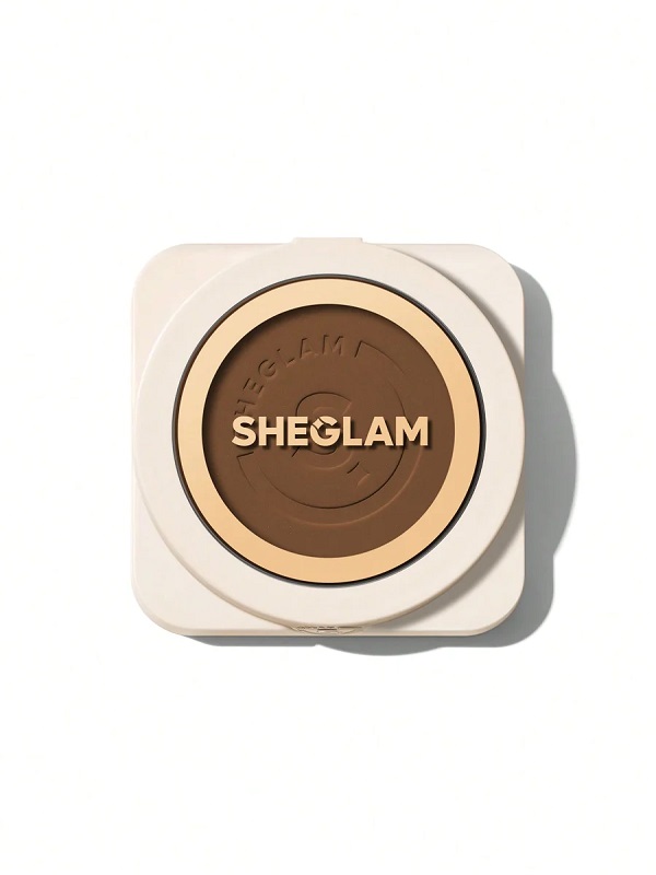 پنکک کرم پودری (پودر  پایه)  SKIN-FOCUS فول کاور - رنگ  NUTMEG شیگلم SHEGLAM