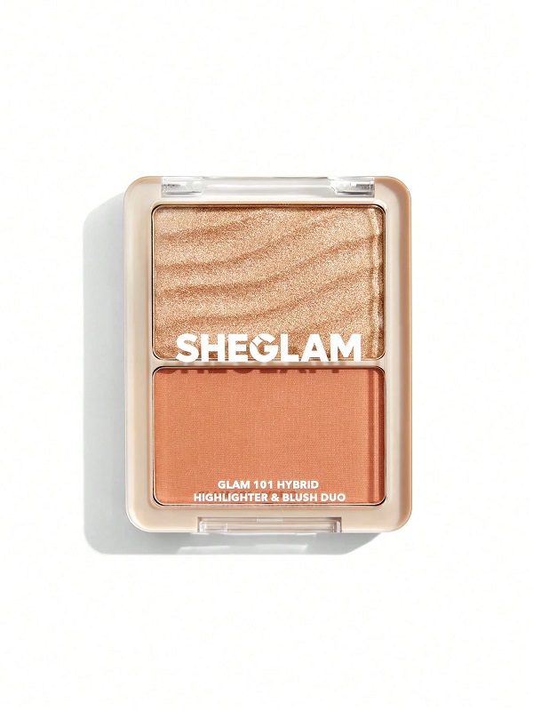 رژگونه و هایلایتر ۲ تایی GLAM 101 HYBRID رنگ  VIENNA شیگلم SHEGLAM