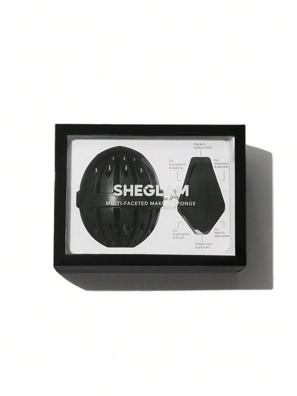 اسفنج چند وجهی MULTI-FACETED MAKEUP SPONGE-BLACK شیگلم SHEGLAM